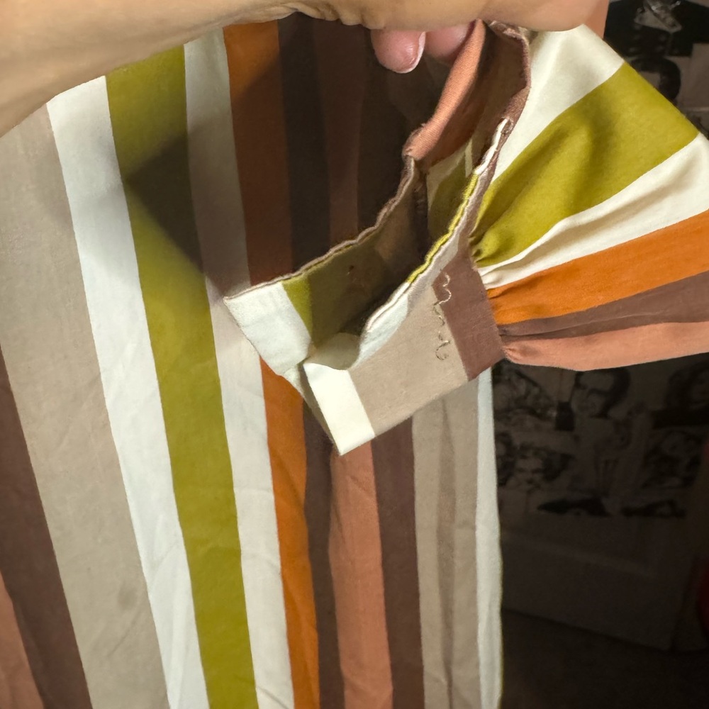 VTG Union Made Striped Dress - Picture 3 of 7